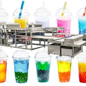 Taiwan Bubble Tea Big Kids Paly Popping Boba Production Line