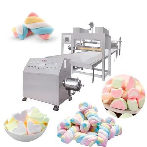 Advanced Large Output Cone Ice Cream Marshmallow Depositor Equipment Colored Marshmallow Extruder Supplier