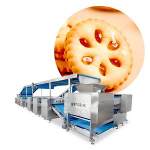 Famous brand PLC industrial salt cookie machine cracker making line